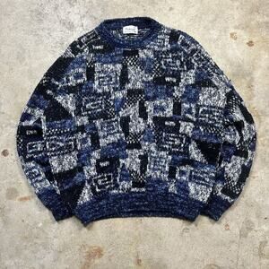 Vintage 90s Made in USA Protege Coogi Style Sweater Size M